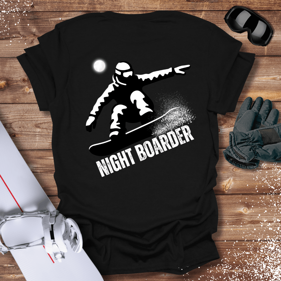 T-Shirt Black / S Night Boarder T-Shirt