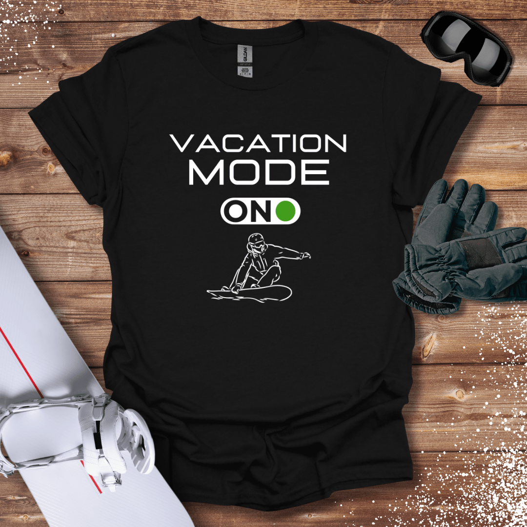 T-Shirt Black / S Snow Vacation T-Shirt