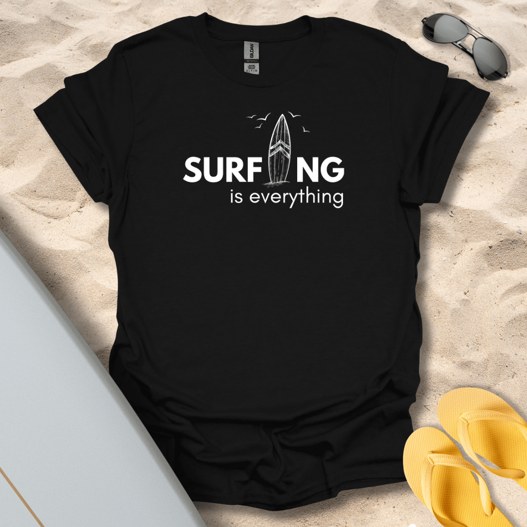 T-Shirt Black / S Surfing is Everything T-Shirt