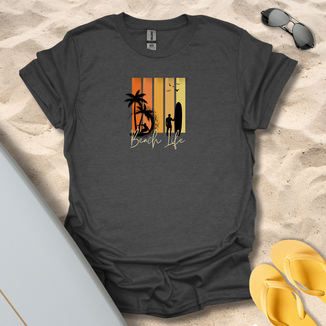 T-Shirt Dark Heather / S Beach Life T-Shirt