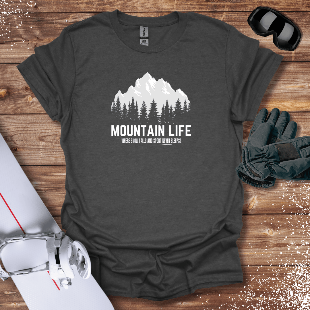 T-Shirt Dark Heather / S Mountain Life T-Shirt