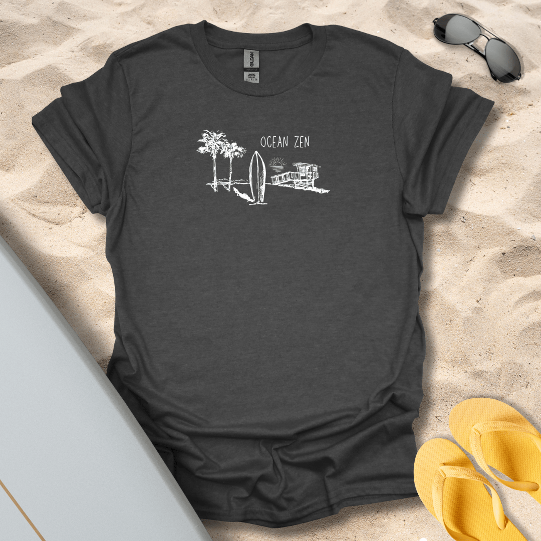 T-Shirt Dark Heather / S Ocean Zen T-Shirt