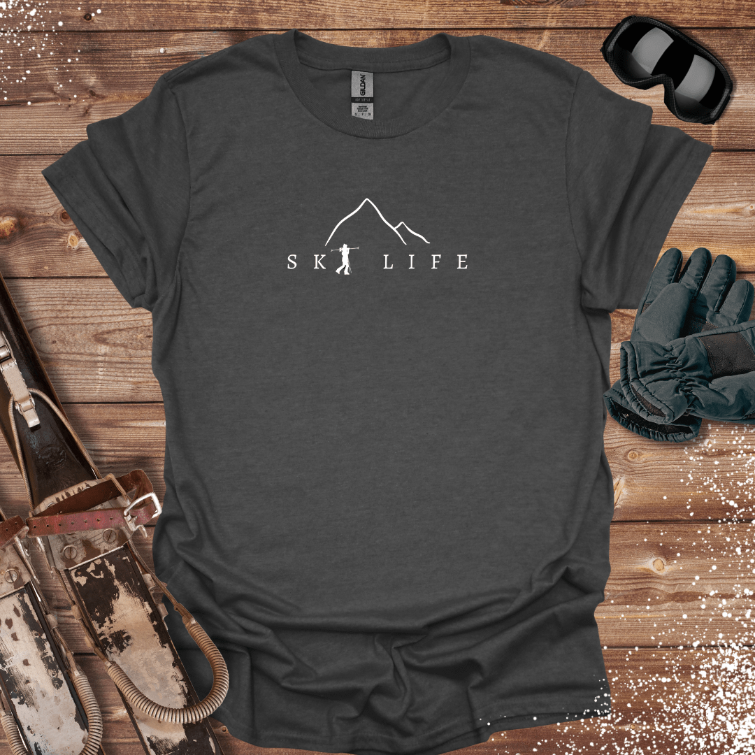 T-Shirt Dark Heather / S Ski Life T-Shirt