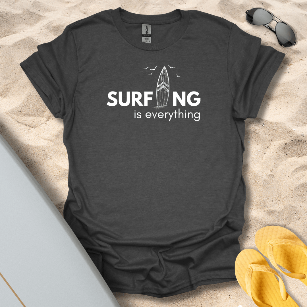 T-Shirt Dark Heather / S Surfing is Everything T-Shirt