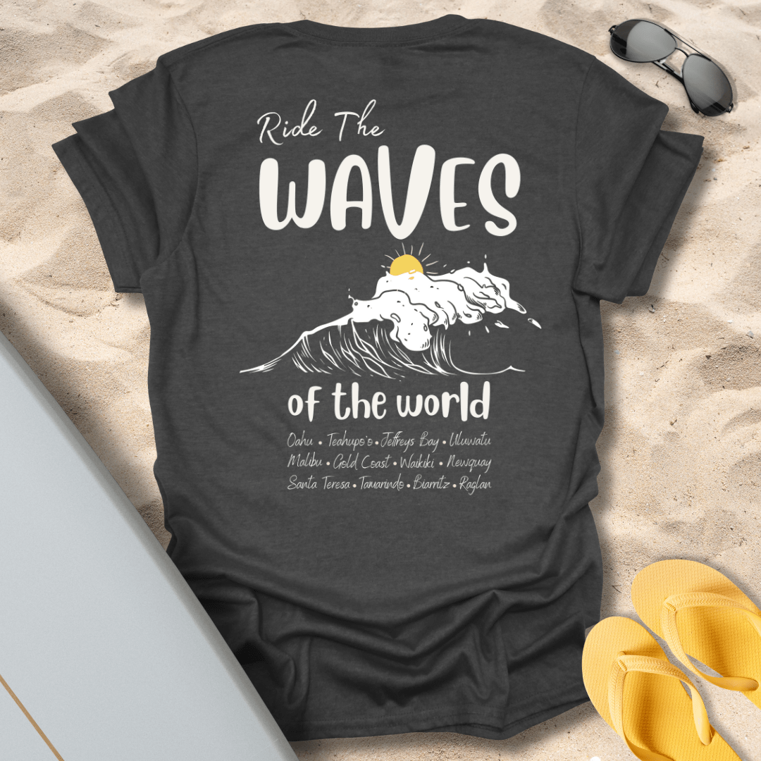 T-Shirt Dark Heather / S Waves of the World T-Shirt
