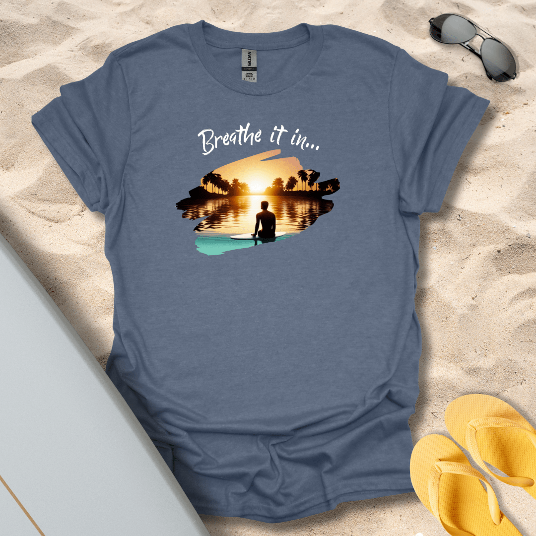 T-Shirt Heather Indigo / S Breathe in the View T-Shirt