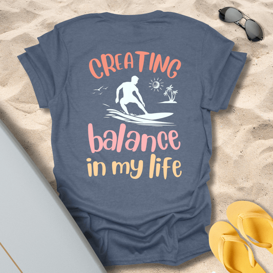 T-Shirt Heather Indigo / S Creating Balance T-Shirt