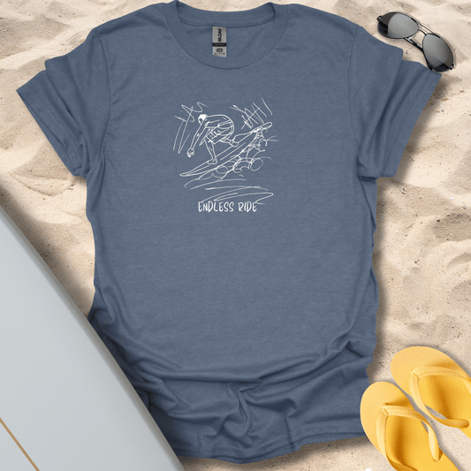 T-Shirt Heather Indigo / S Endless Ride T-Shirt