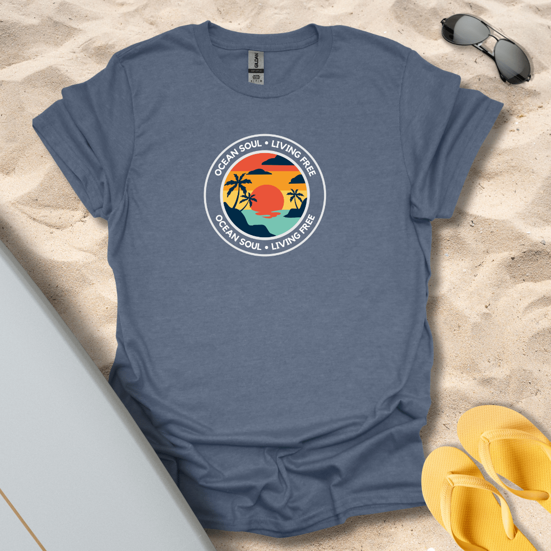 T-Shirt Heather Indigo / S Ocean Soul T-Shirt