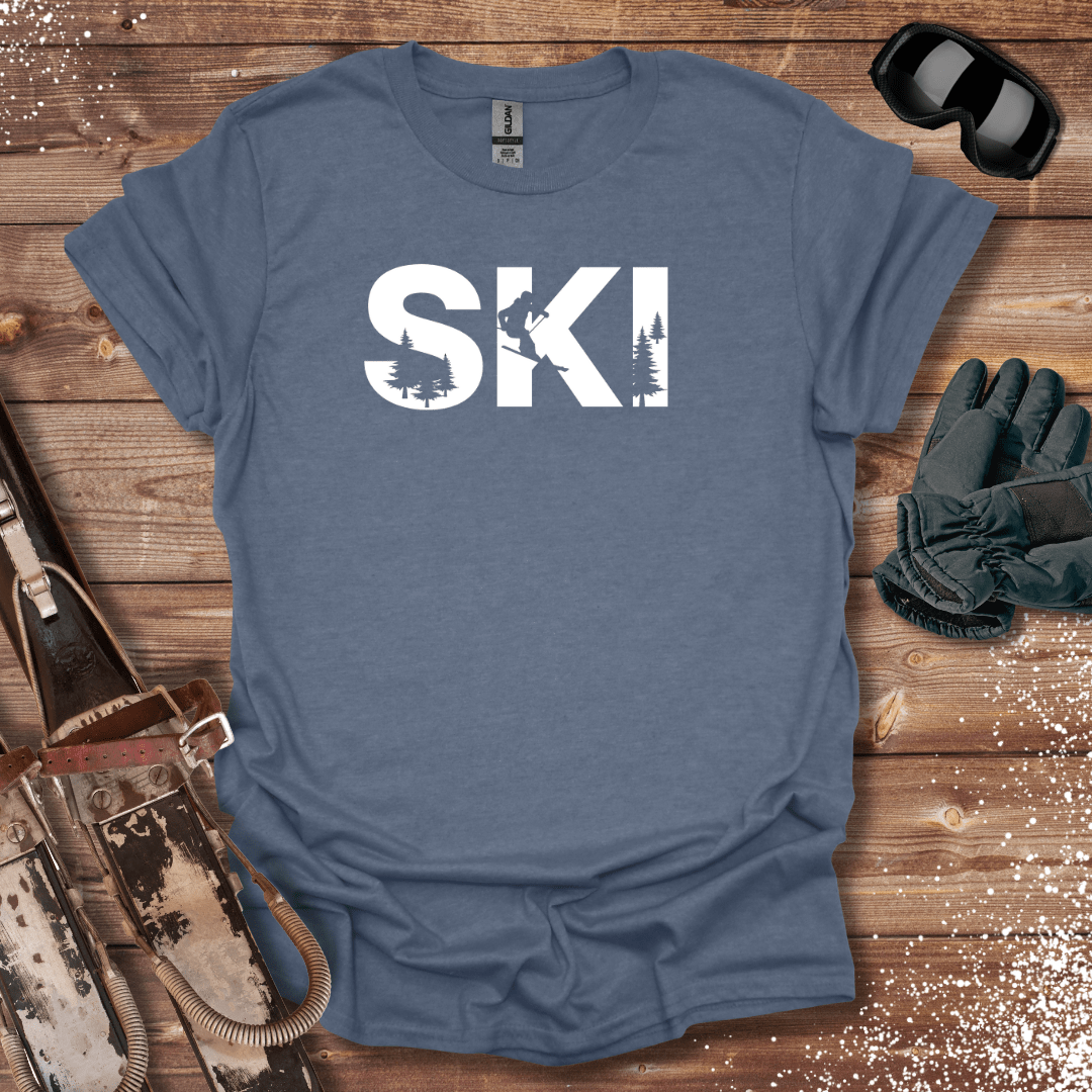 T-Shirt Heather Indigo / S SKI T-Shirt