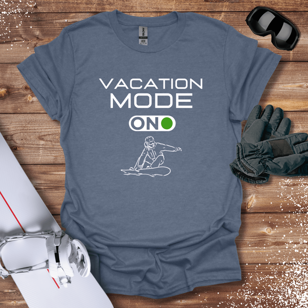 T-Shirt Heather Indigo / S Snow Vacation T-Shirt