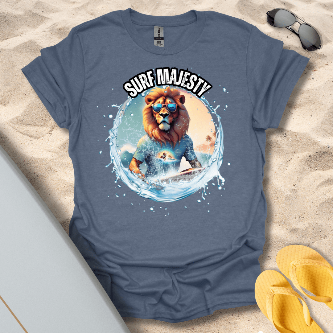 T-Shirt Heather Indigo / S Surf Majesty T-Shirt