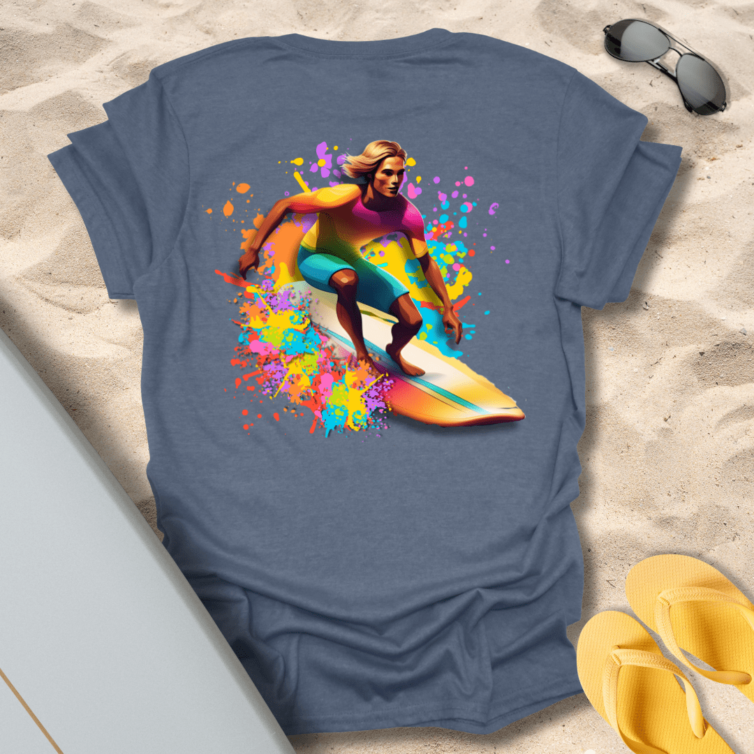 T-Shirt Heather Indigo / S Surfer Color Burst T-Shirt