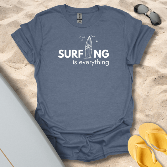 T-Shirt Heather Indigo / S Surfing is Everything T-Shirt