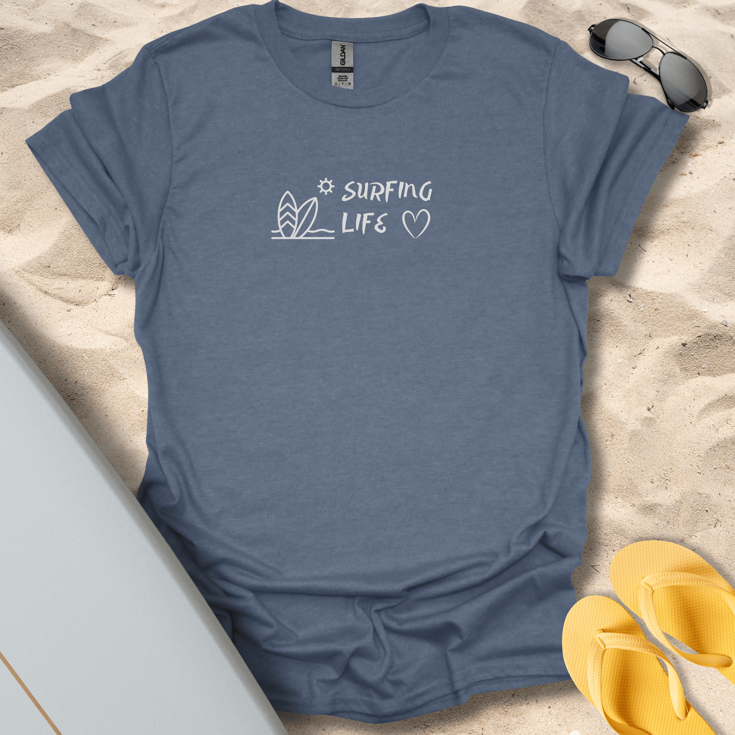 T-Shirt Heather Indigo / S Surfing Life T-Shirt