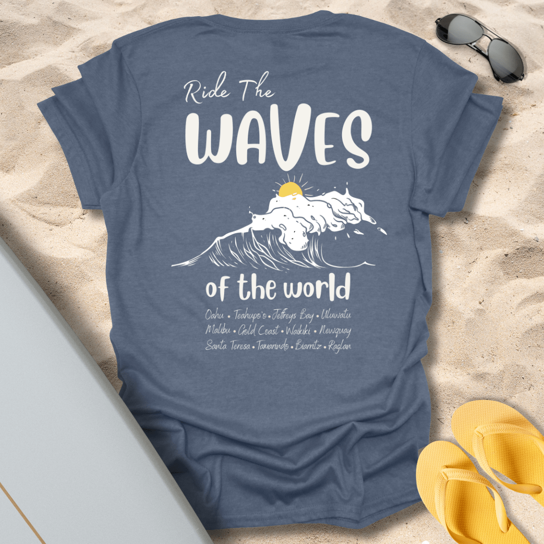 T-Shirt Heather Indigo / S Waves of the World T-Shirt