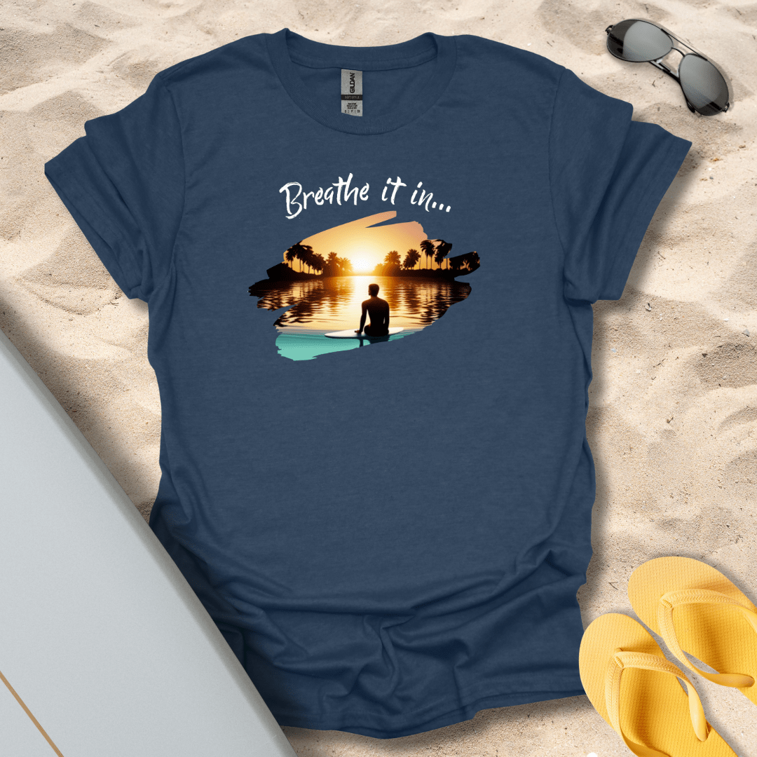 T-Shirt Heather Navy / S Breathe in the View T-Shirt