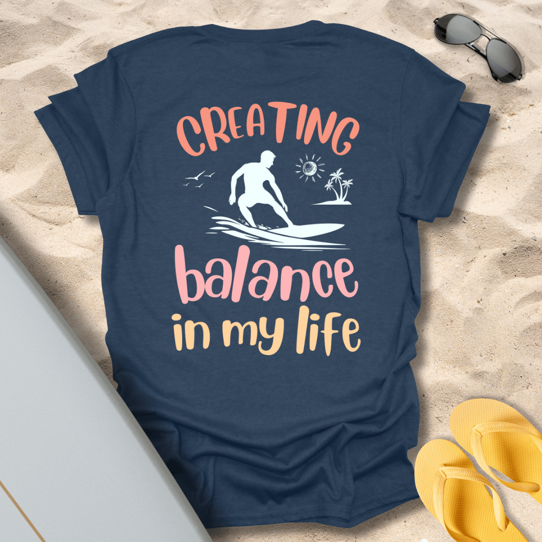 T-Shirt Heather Navy / S Creating Balance T-Shirt