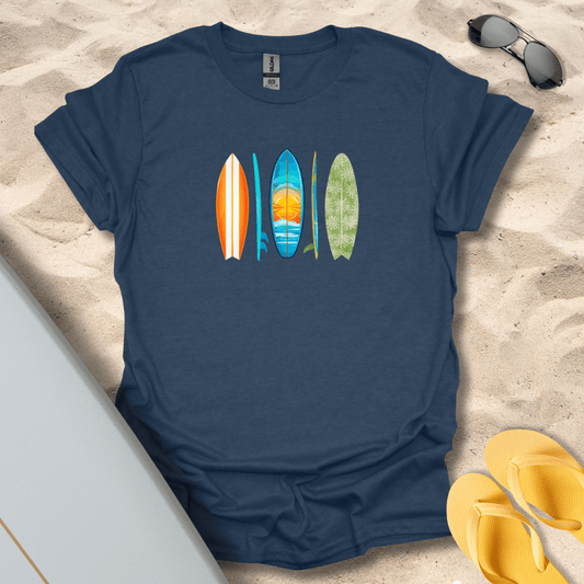 T-Shirt Heather Navy / S Funky Surfboards T-Shirt