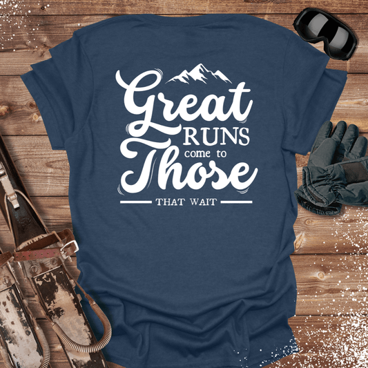 T-Shirt Heather Navy / S Great Runs T-Shirt