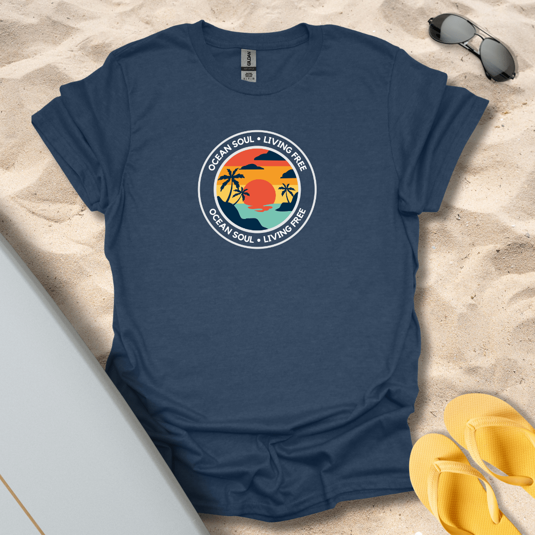 T-Shirt Heather Navy / S Ocean Soul T-Shirt