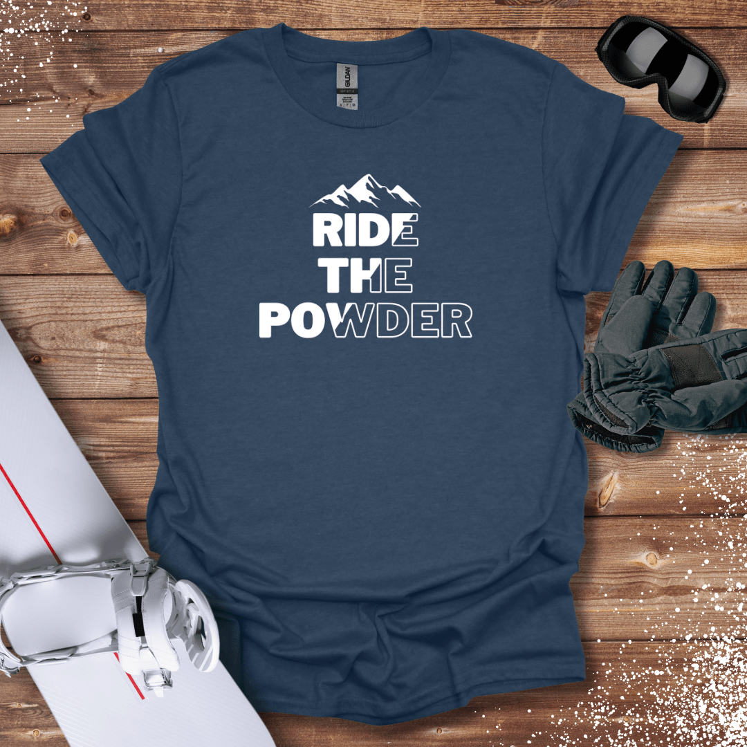 T-Shirt Heather Navy / S Ride The Powder T-Shirt