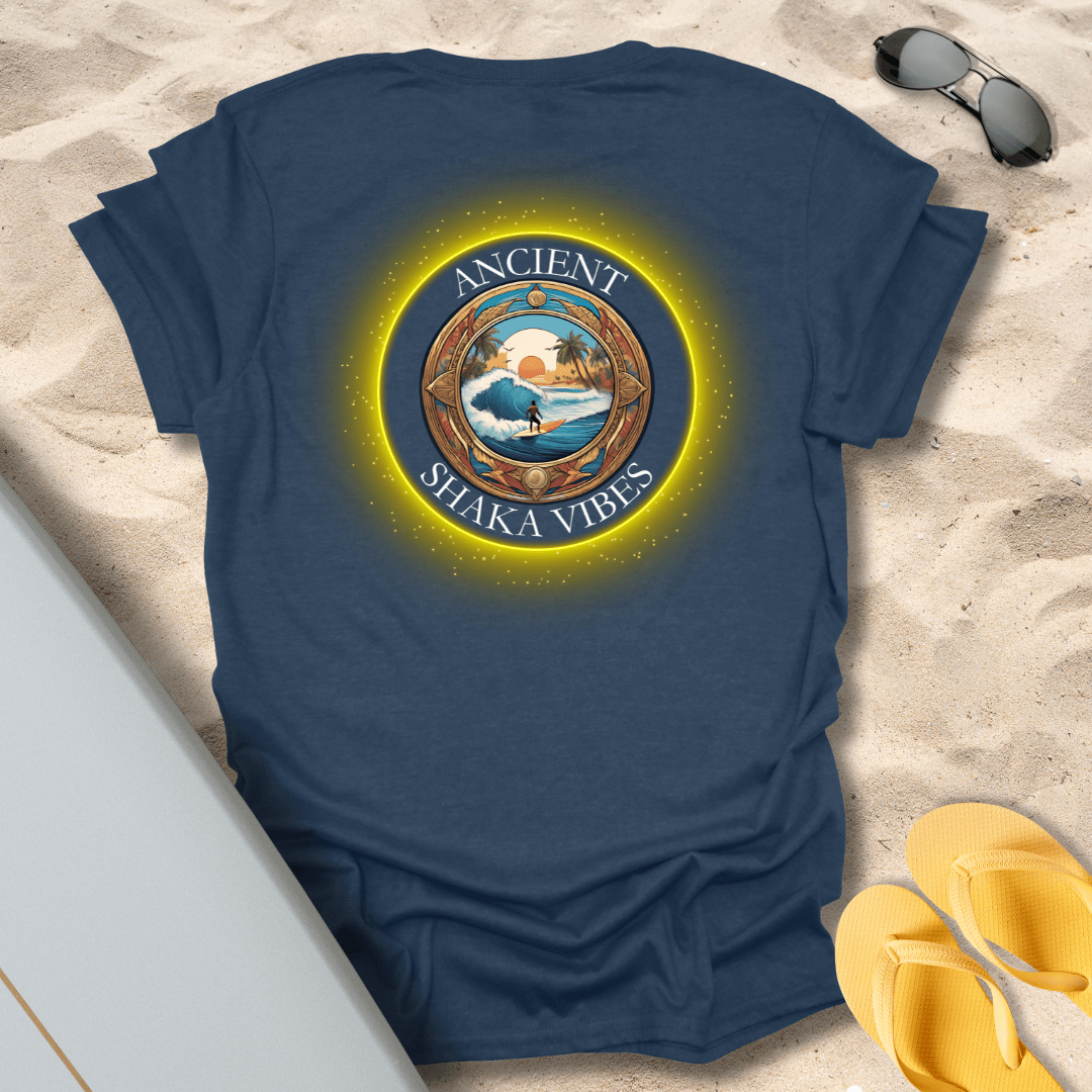 T-Shirt Heather Navy / S Shaka Vibes T-Shirt