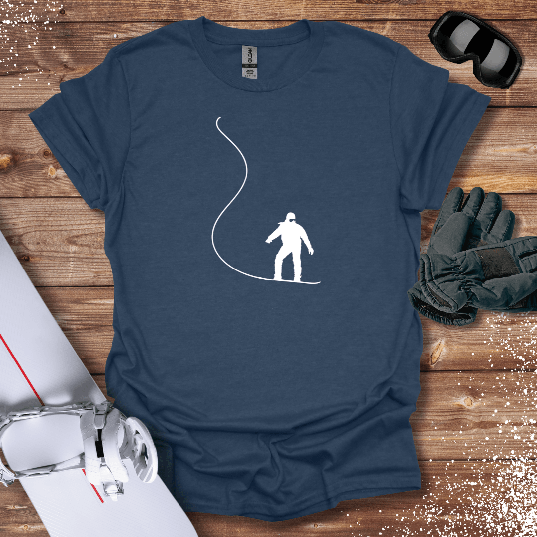 T-Shirt Heather Navy / S Smooth Snowboard T-Shirt