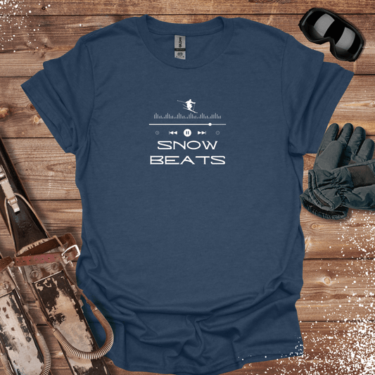 T-Shirt Heather Navy / S Snow Beats - Ski T-Shirt