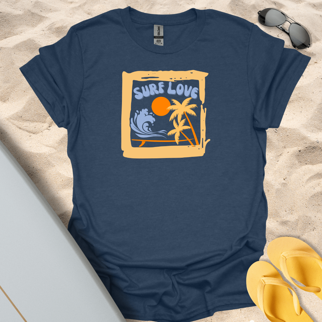 T-Shirt Heather Navy / S Surf Love T-Shirt