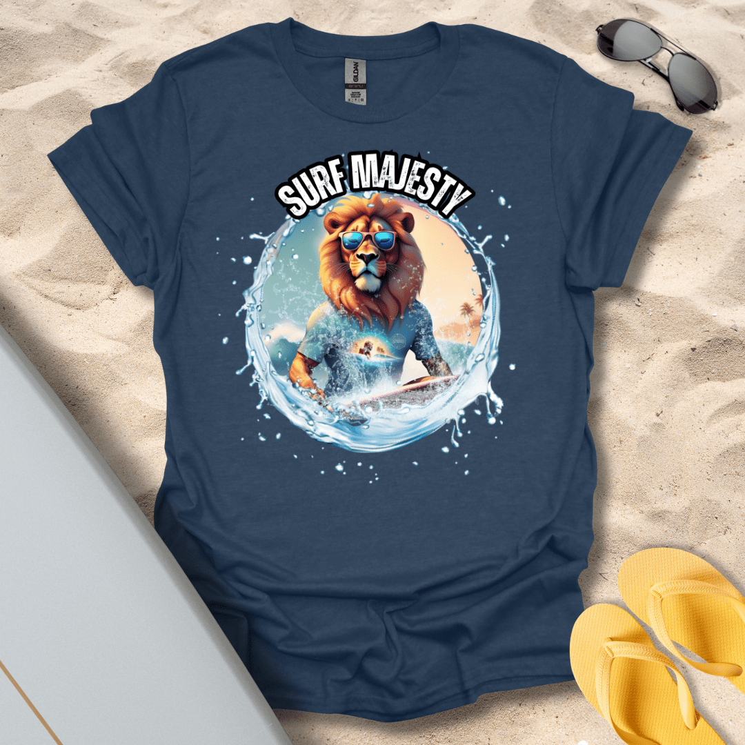 T-Shirt Heather Navy / S Surf Majesty T-Shirt