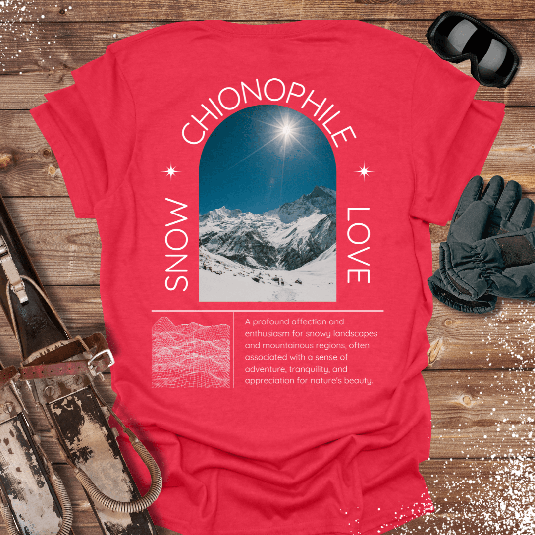 T-Shirt Heather Red / S Chionophile T-Shirt