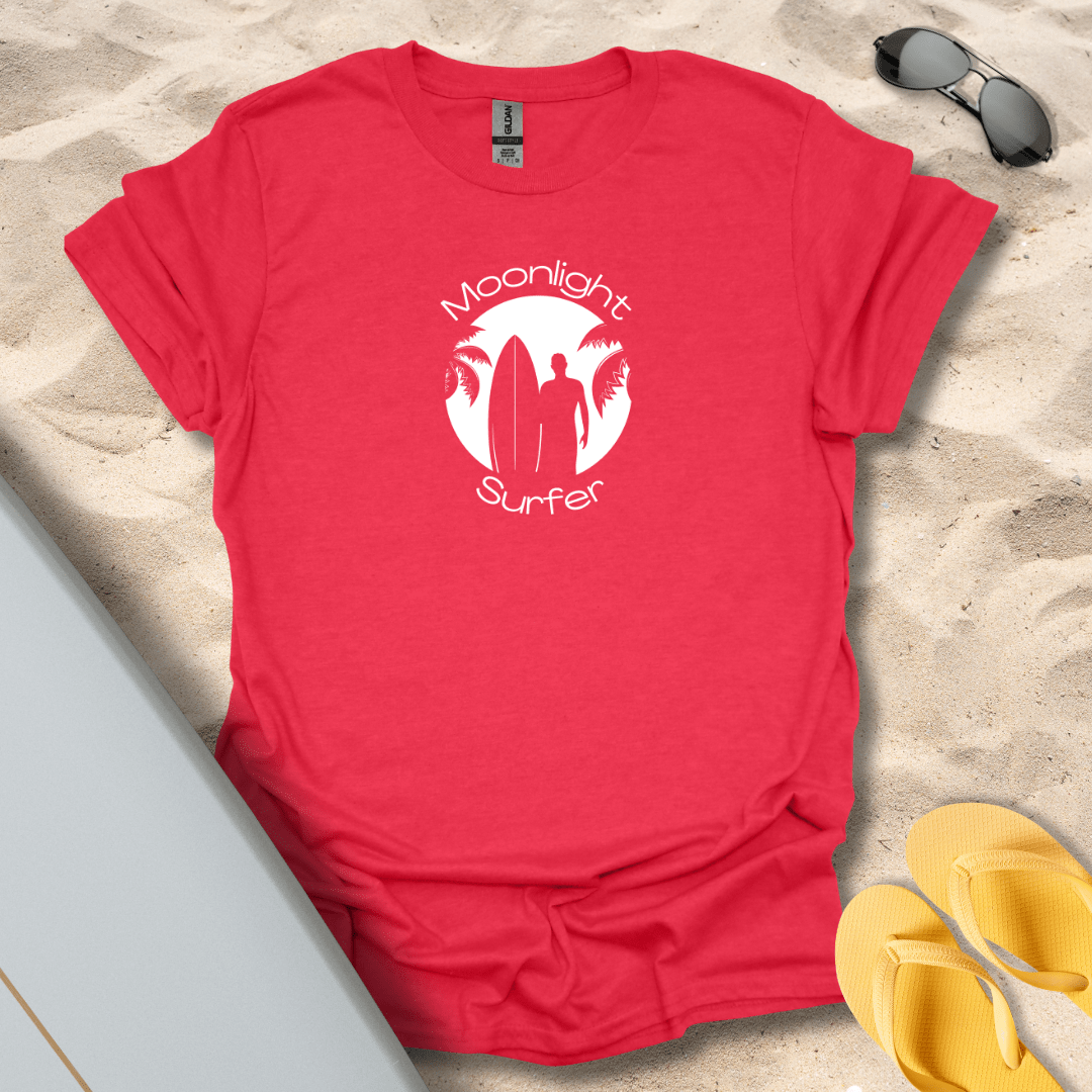 T-Shirt Heather Red / S Moonlight Surfer T-Shirt