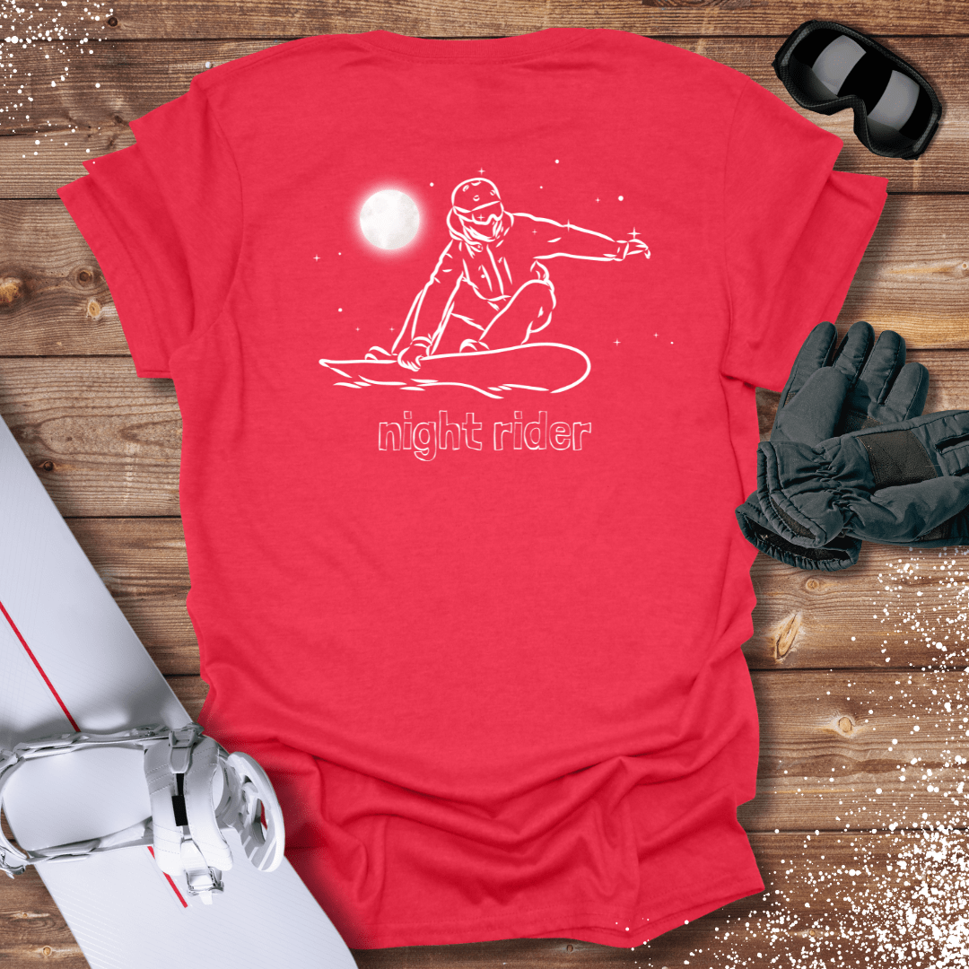 T-Shirt Heather Red / S Night Rider T-Shirt