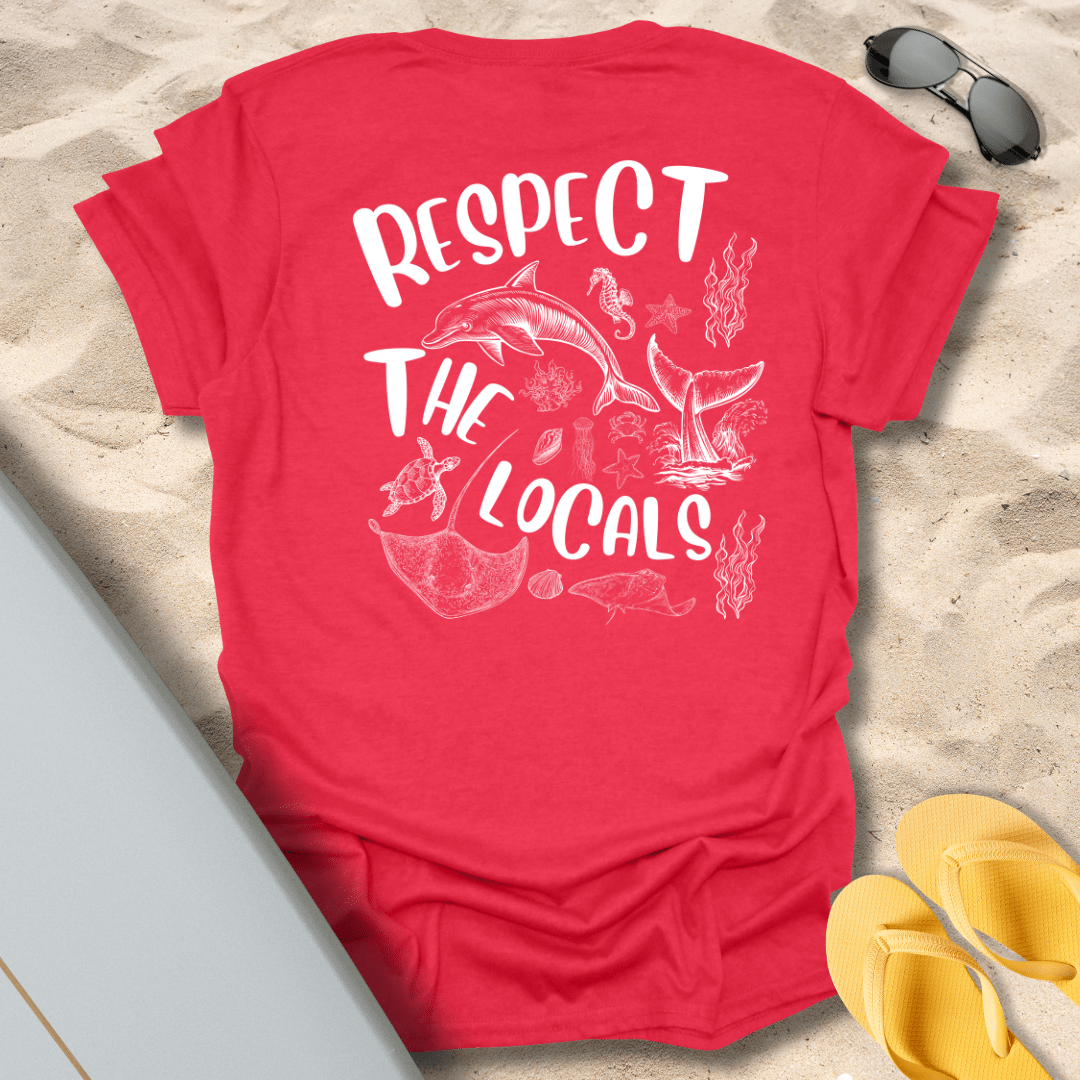 T-Shirt Heather Red / S Respect The Locals T-Shirt