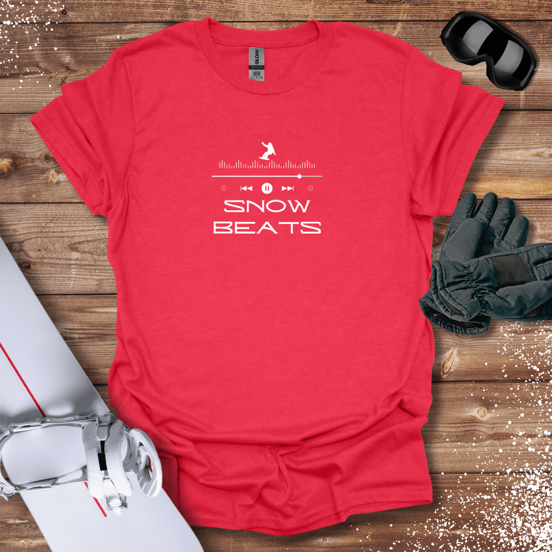 T-Shirt Heather Red / S Snow Beats - Board T-Shirt