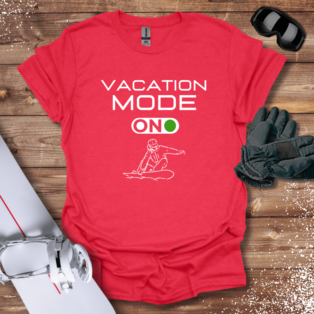 T-Shirt Heather Red / S Snow Vacation T-Shirt