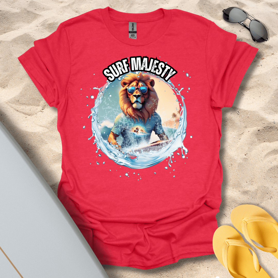 T-Shirt Heather Red / S Surf Majesty T-Shirt