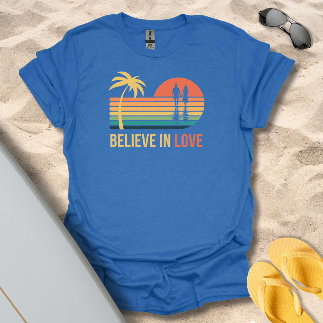 T-Shirt Heather Royal / S Believe in Love T-Shirt