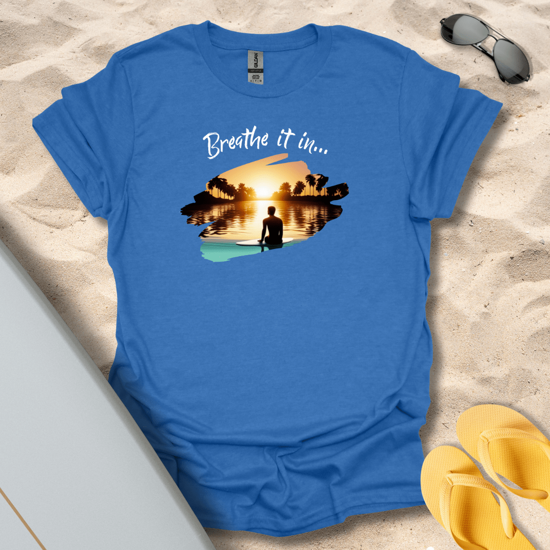 T-Shirt Heather Royal / S Breathe in the View T-Shirt