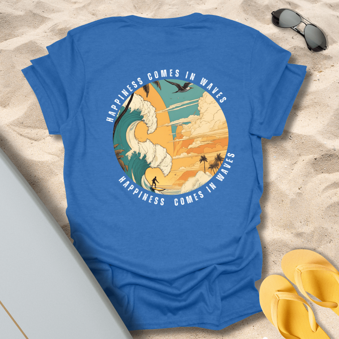 T-Shirt Heather Royal / S Happiness Comes T-Shirt