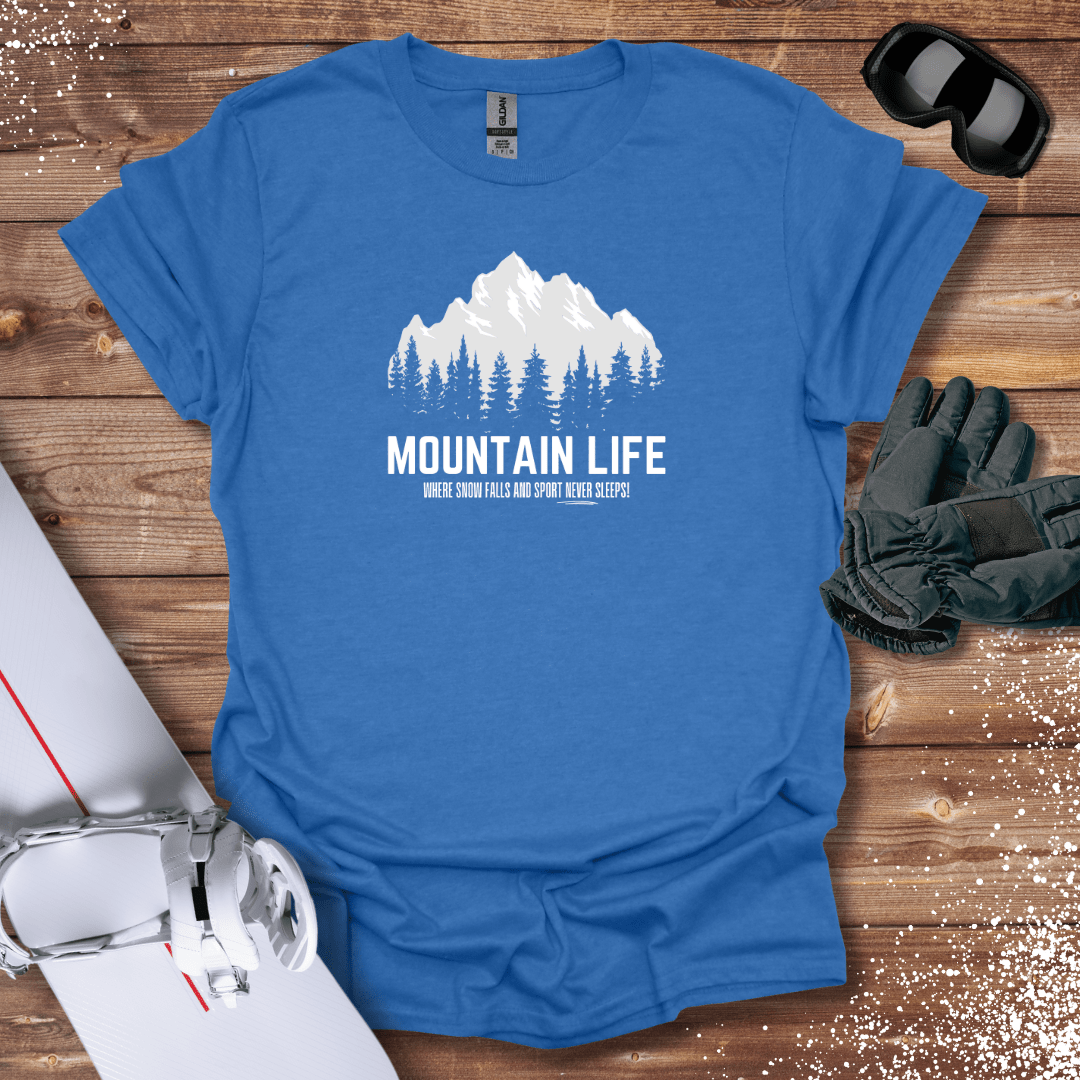 T-Shirt Heather Royal / S Mountain Life T-Shirt