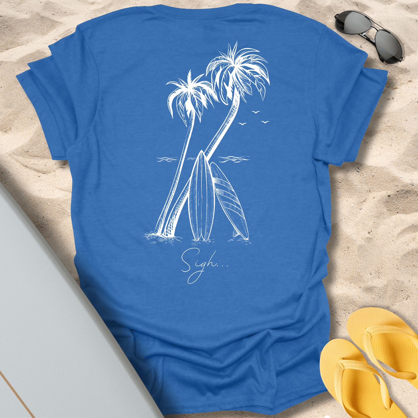 T-Shirt Heather Royal / S Sigh T-Shirt