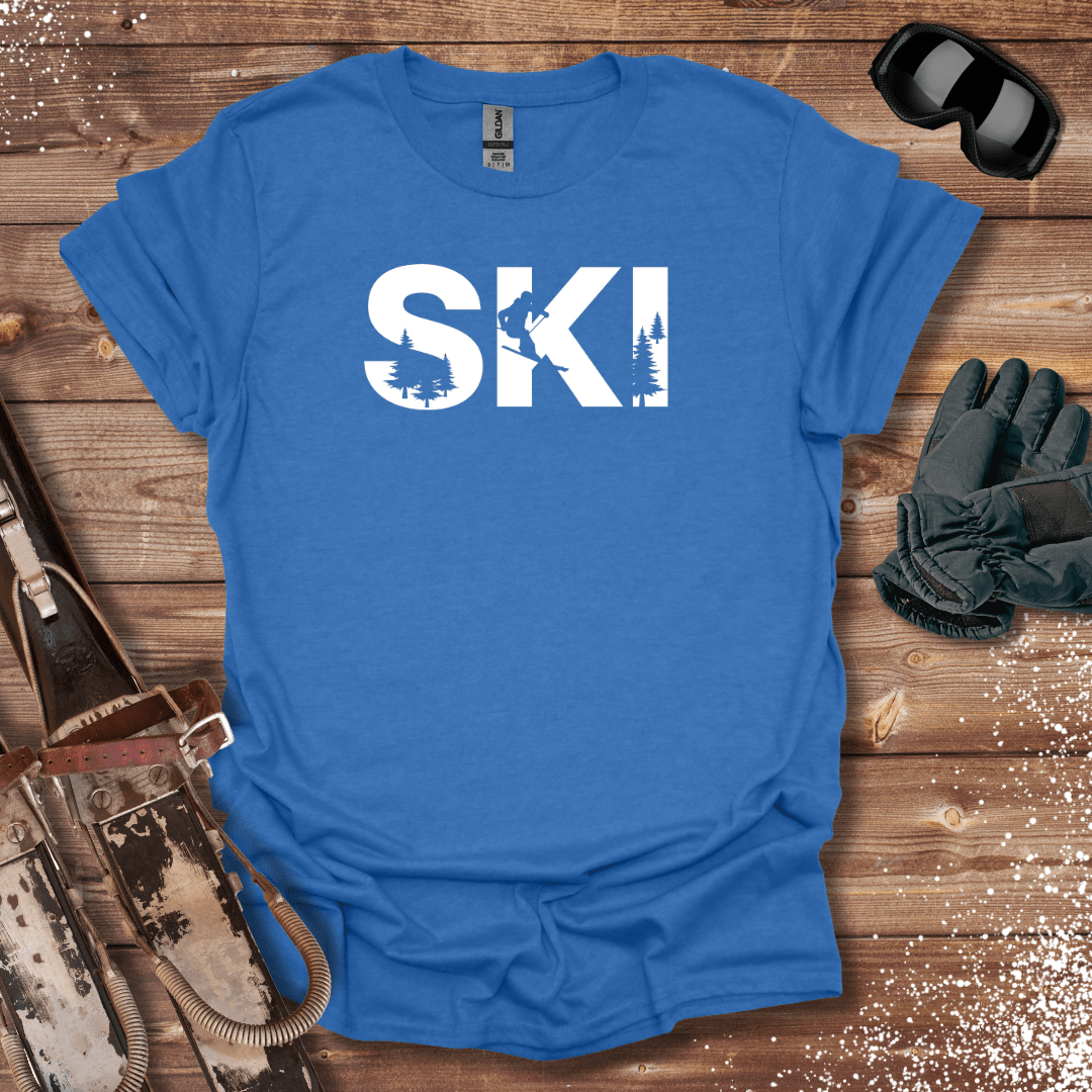 T-Shirt Heather Royal / S SKI T-Shirt