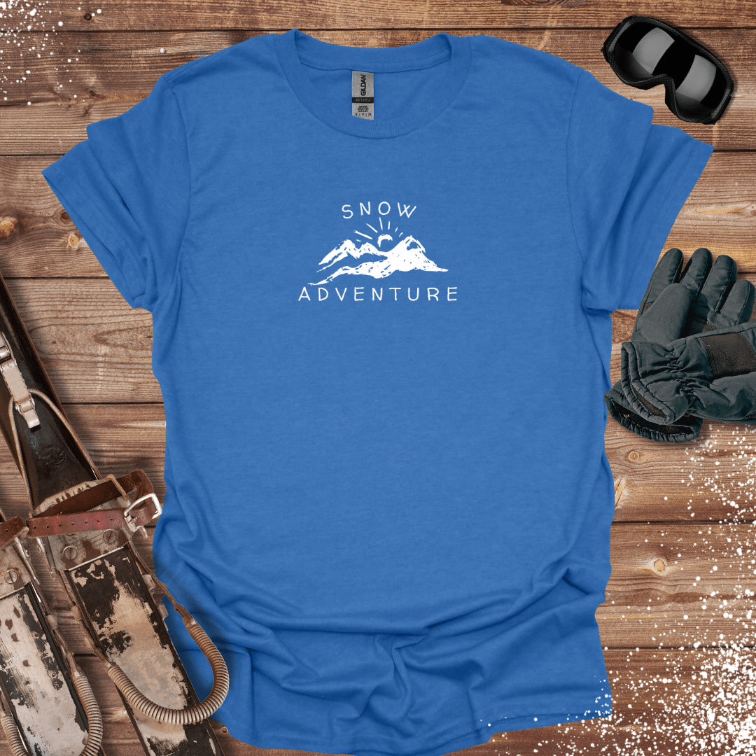 T-Shirt Heather Royal / S Snow Adventure T-Shirt