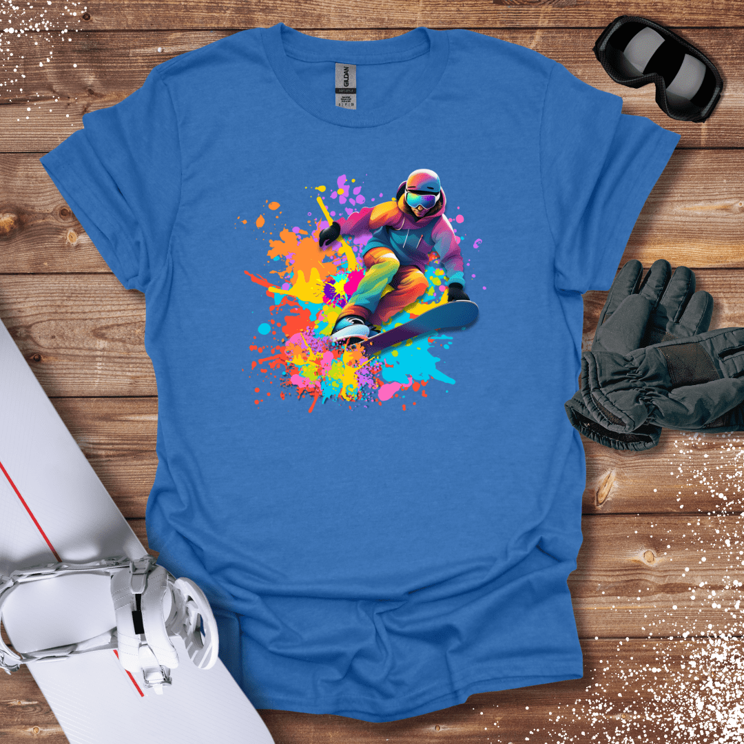 T-Shirt Heather Royal / S Snowboard Color Burst T-Shirt