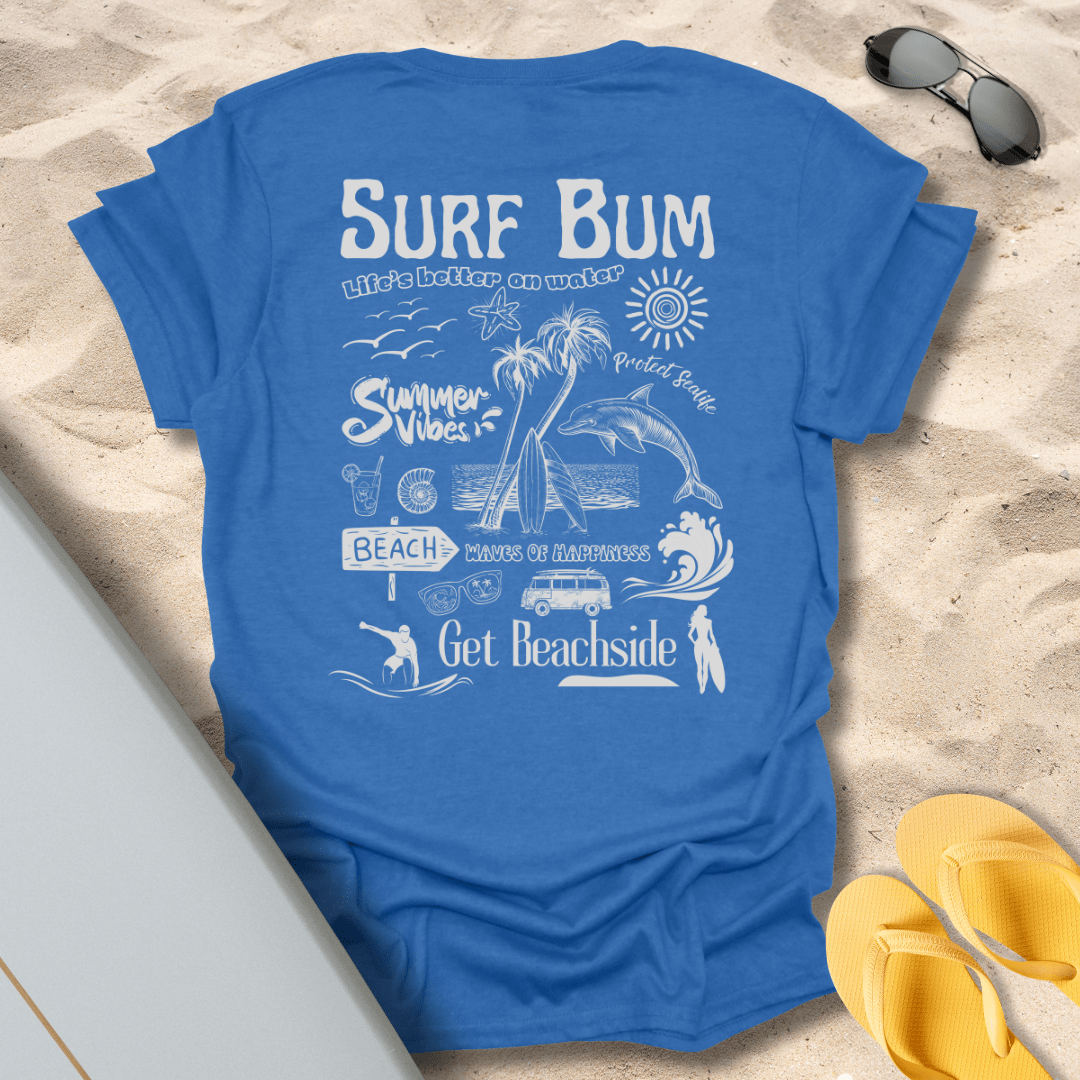 T-Shirt Heather Royal / S Surf Bum T-Shirt