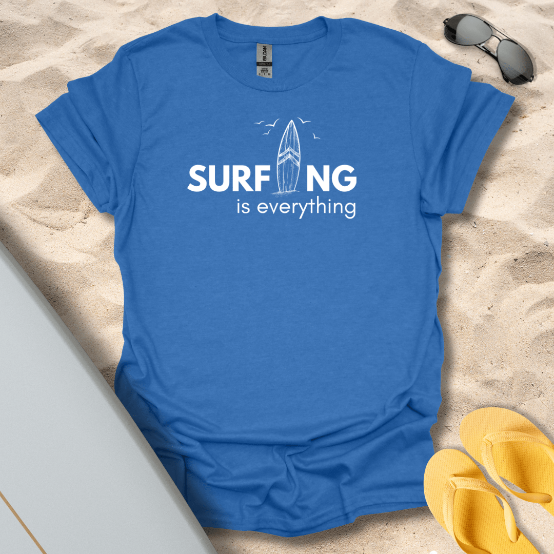 T-Shirt Heather Royal / S Surfing is Everything T-Shirt