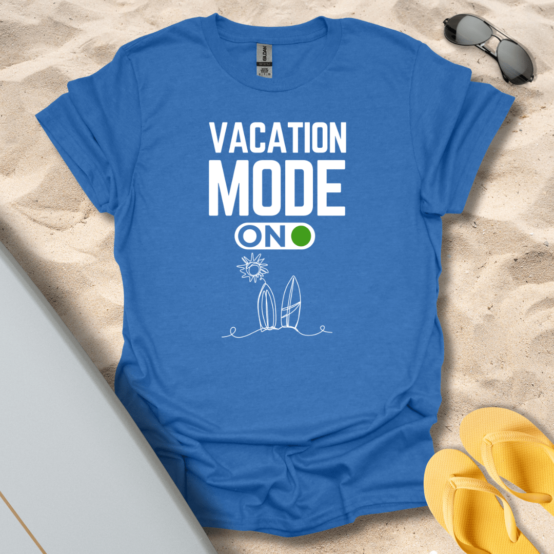 T-Shirt Heather Royal / S Vacation Mode T-Shirt