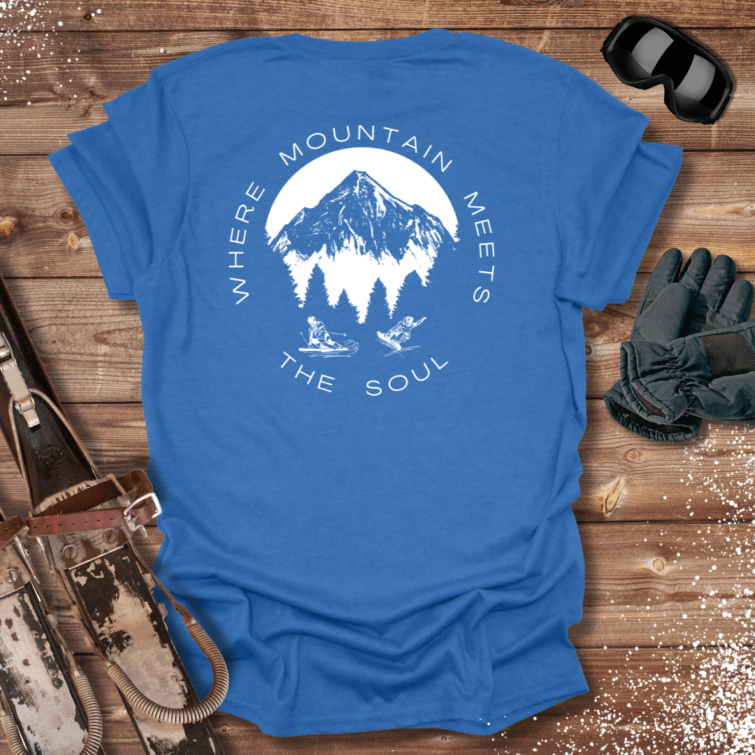 T-Shirt Heather Royal / S Where Mountain Meets The Soul T-Shirt